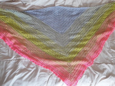 Tuch Mama Dreiecktstuch Liebe Herzen Häkeln