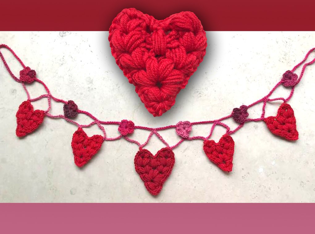 Süße Herzgirlande ...nicht nur für Muttertag!