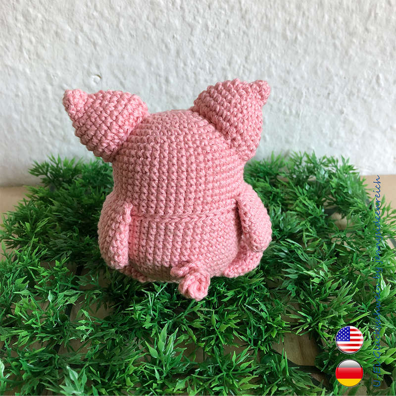 XL Surprise Egg Pig, Crochet Pig, Amigurumi by jennysideenreich
