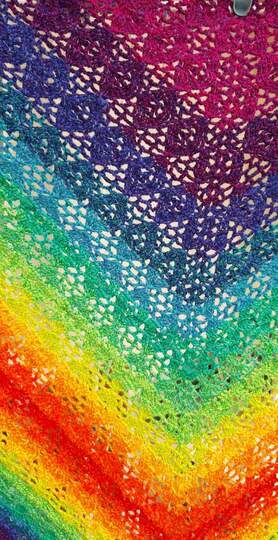 Tuch Ute häkeln Häkeltuch Dreieckstuch Schultertuch