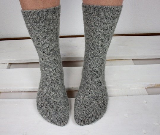 Strickanleitung Socken "Helix"