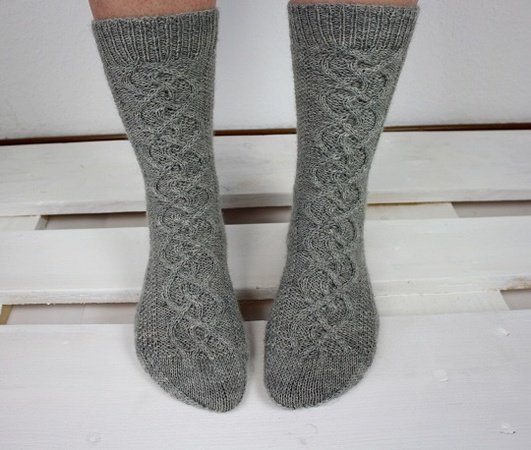Knitting pattern Socks "Helix"