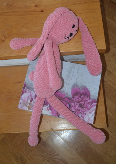 Häkelanleitung * Hase Eli * XXL Größe , ohne Ohren 60 cm * Geschenk