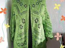 Nubes - Cuddly crochet Cardigan, english Version