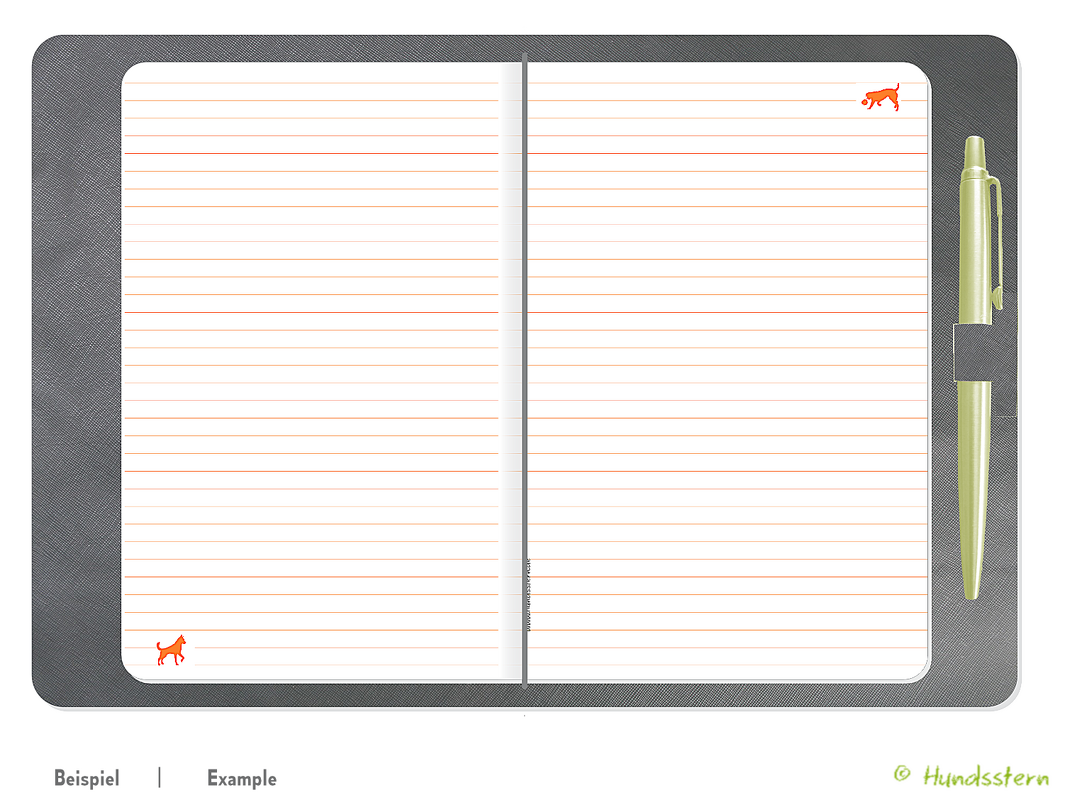 NotE-Book Set Dogs Trend Colors TN B6 Slim N2104 - Image 5