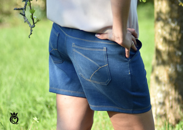 Ebook kurze Hose BARI Gr. XS-XL