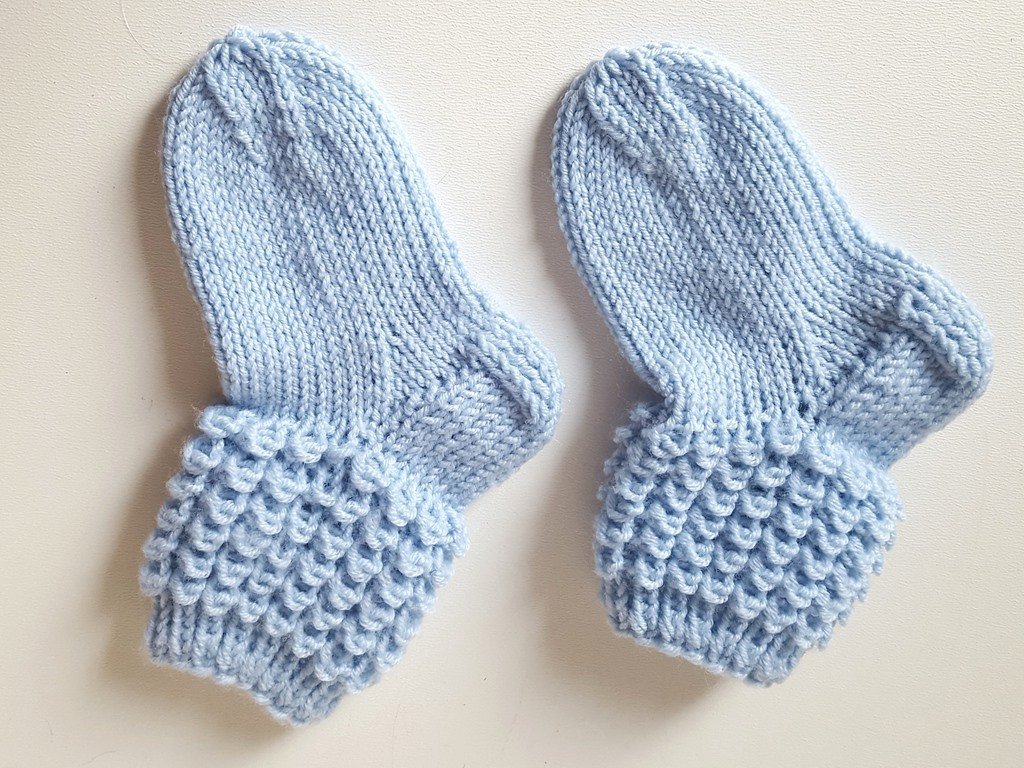 Strickanleitung Baby-Söckchen, Babysocken, Sohlenlänge ca. 10 cm
