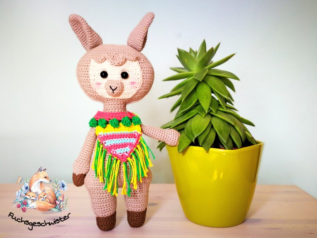 Lama/Alpaka "Sir Lanzelot" häkeln - Bild 4