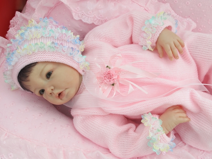 Strickanleitung für Babyset Modell ELFE Gr.54/56 für Reborns und Babys