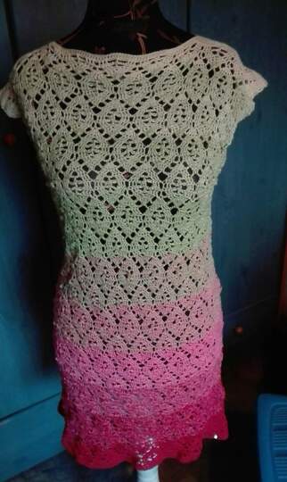 Tunika Eva häkeln Häkeltunika Shirt Häkelshirt