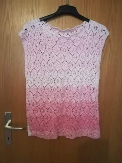 Tunika Eva häkeln Häkeltunika Shirt Häkelshirt