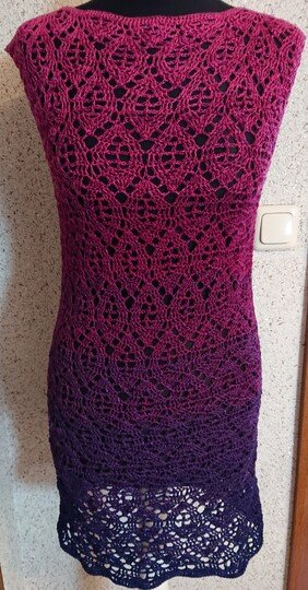 Tunika Eva häkeln Häkeltunika Shirt Häkelshirt