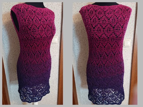 Tunika Eva häkeln Häkeltunika Shirt Häkelshirt