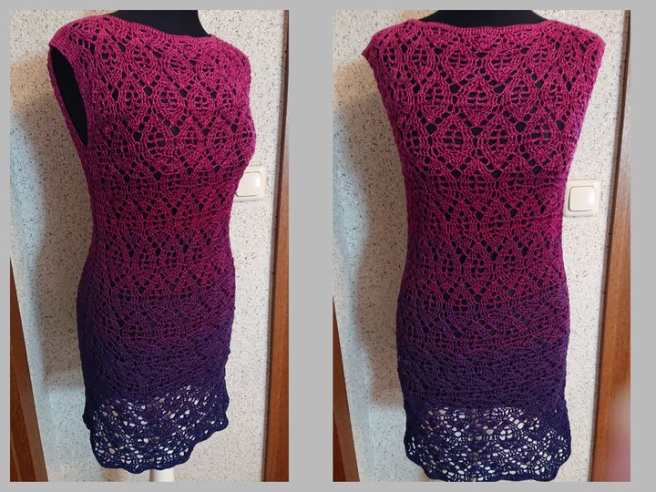 Tunika Eva häkeln Häkeltunika Shirt Häkelshirt