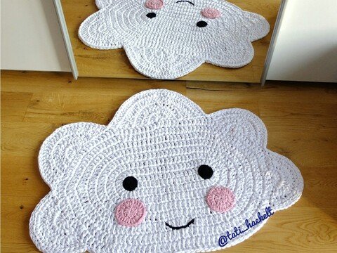 Häkelanleitung Wolkenteppich