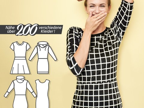 Lukka Schnittmusterpaket FÜR Kleider GR. 32 BIS 46