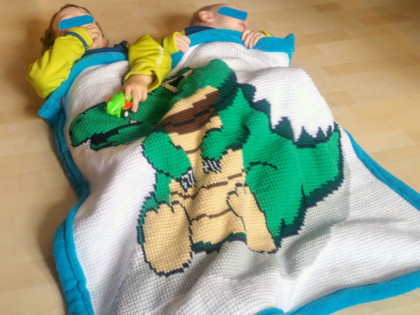 Childrens Blanket - Crocodile