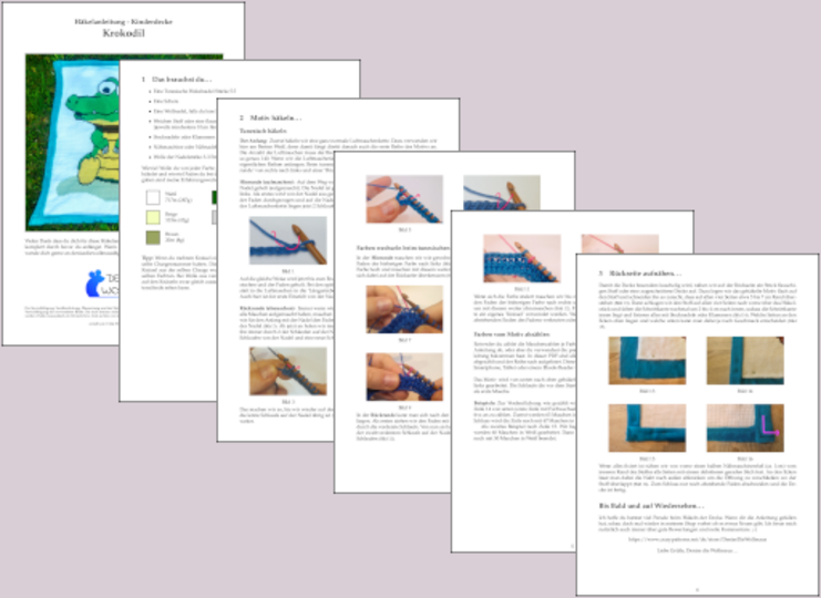 Childrens Blanket - Crocodile