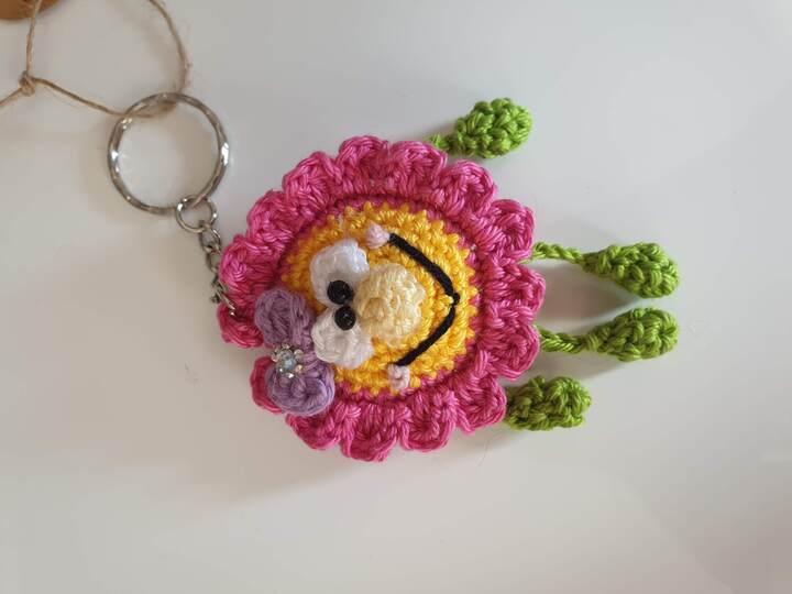 Blümchen Schlüsselanhänger