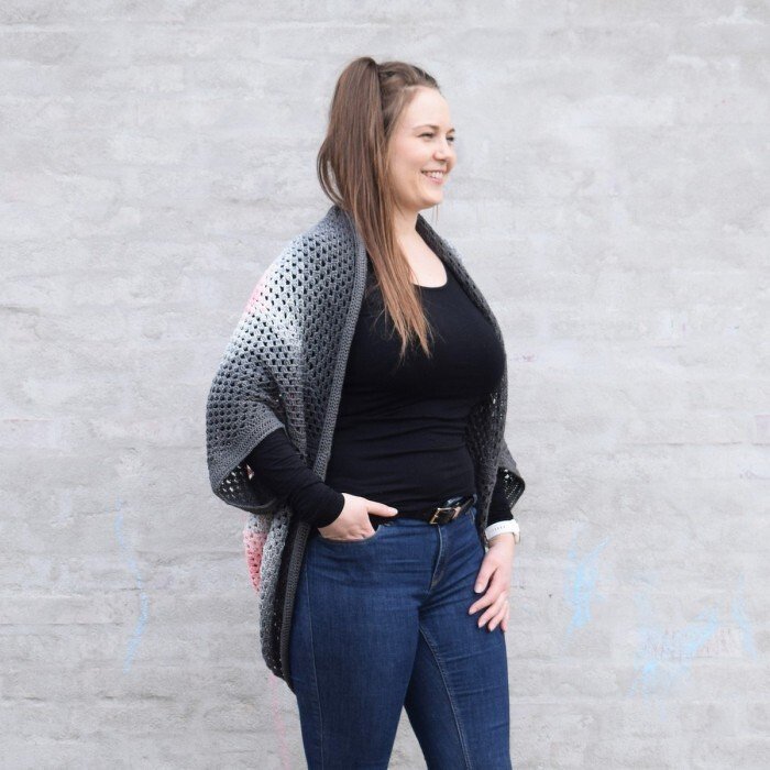 Granny Twister Cardigan - Häkeln