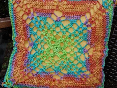 Häkelanleitung - Kissen Crossover - 2 Varianten