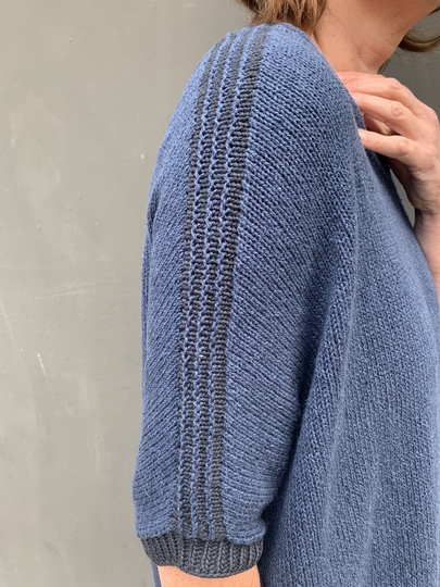 Strickanleitung, Sommerponcho mit Schulterstreifen