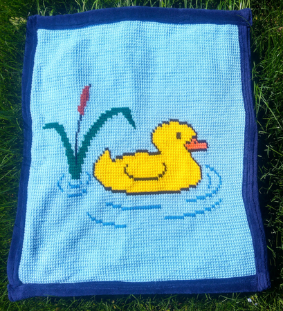 Childrens Blanket - Yellow Duck