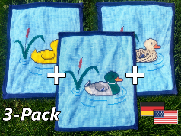 Childrens Blanket Set - Duck Family