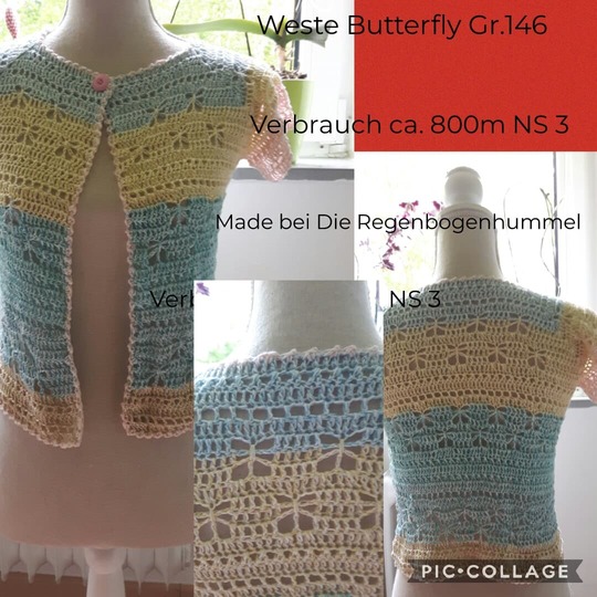 Weste Wing Beat of a Butterfly