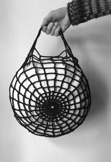 Einkaufsnetz "Ins Netzt gegangen"