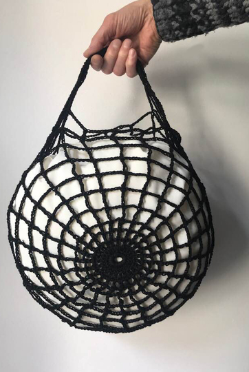 Einkaufsnetz "Ins Netzt gegangen"