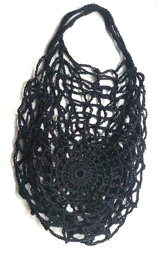 Einkaufsnetz "Ins Netzt gegangen"