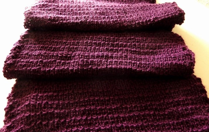 Scarf knitting pattern "Yellow"