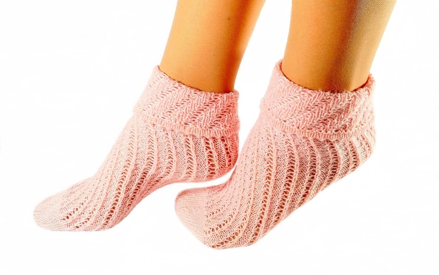 Ajourmuster Spiralsocken für Sommer - Sparset