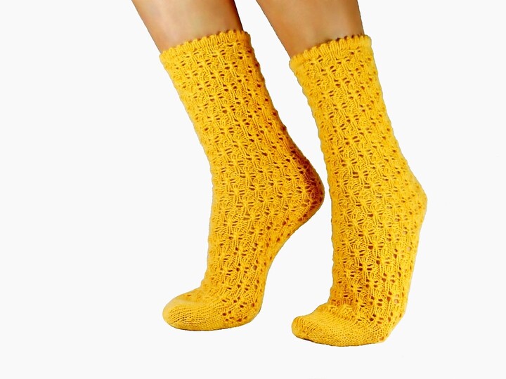 Ajourmuster Spiralsocken für Sommer - Sparset