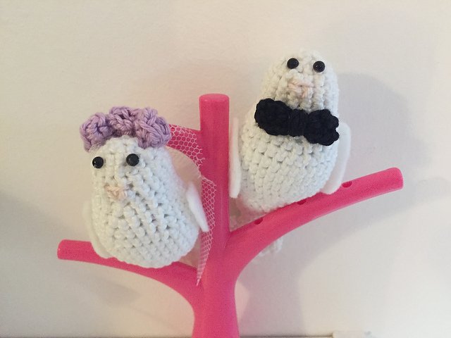 Bride & Groom Birds - Image 2