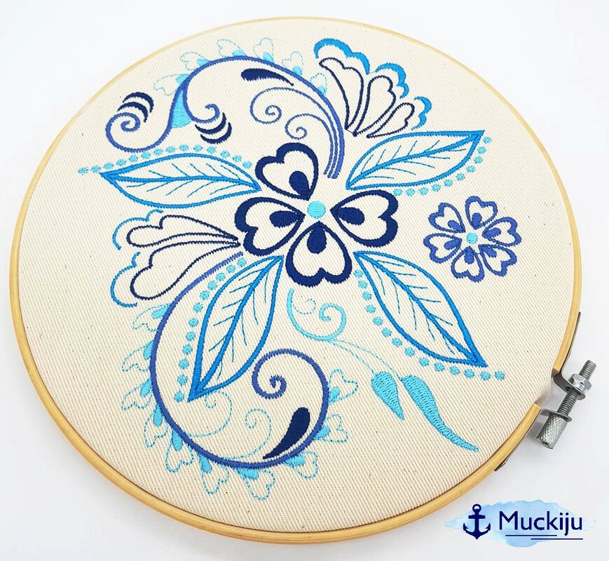 ★Stickdatei "Mehndi 1" ★ 13x18 ★ - Bild 9