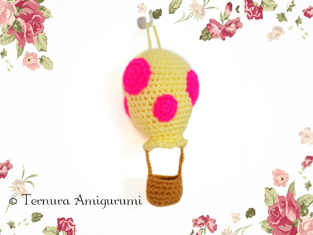 Hot air balloon crochet pattern pdf ternura amigurumi english- deutsch- dutch - Image 2