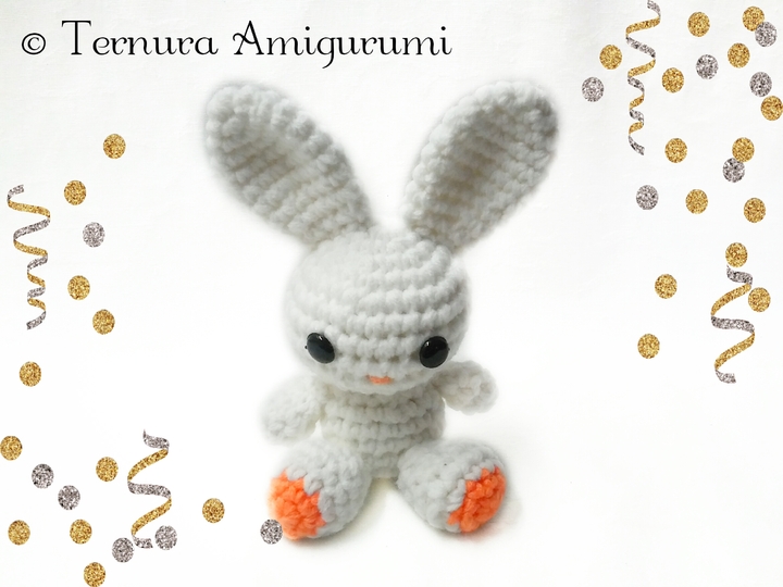 Häkelanleitung KLEINES KANINCHEN pdf ternura amigurumi english- deutsch- dutch