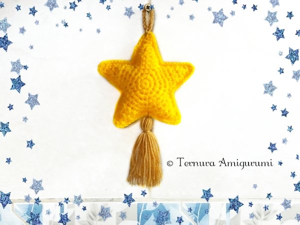 Star crochet pattern PDF ternura amigurumi english- deutsch- dutch