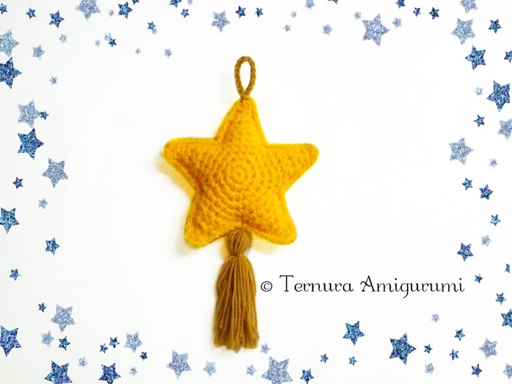 Stern Häkelanleitung PDF ternura amigurumi english- deutsch- dutch