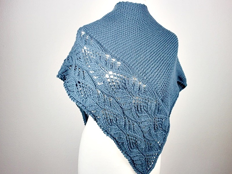 Knitting pattern shawl "Japanese Flowers" - Image 10