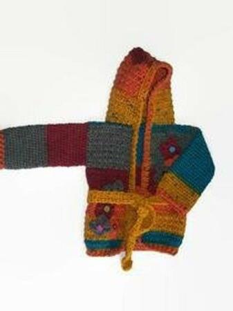 Toddler Girls Country Sweater - Crochet Pattern