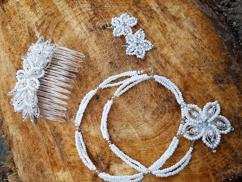 Schmuckset "SnowWhite"