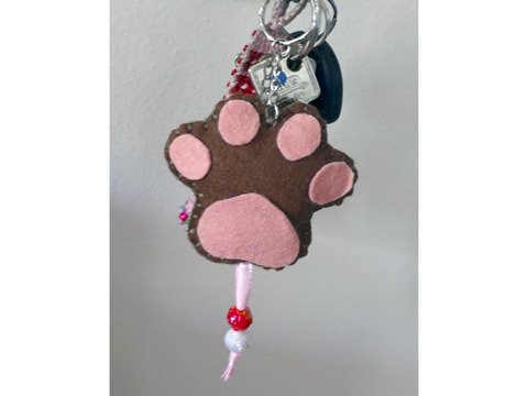 Craft Instructions for the Keychain "Paw"