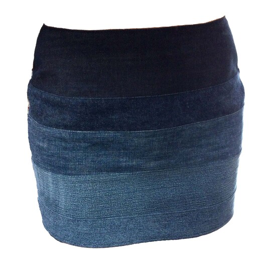 Bahnenrock - schmal geschnitten - Upcycling