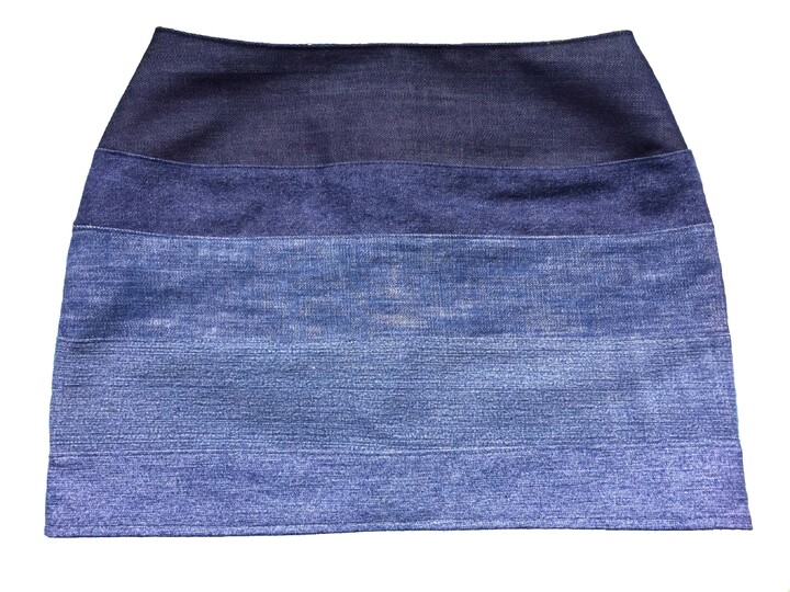 Bahnenrock - schmal geschnitten - Upcycling