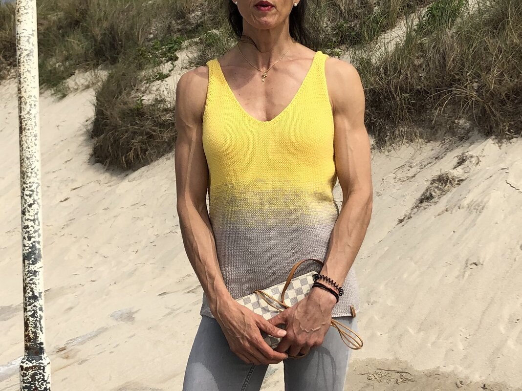 Strickanleitung - Tanktop SUNNY im Farbverlauf - Sommertop- No.219 - Bild 8