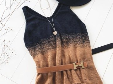 Strickanleitung - Tanktop SUNNY im Farbverlauf - Sommertop- No.219