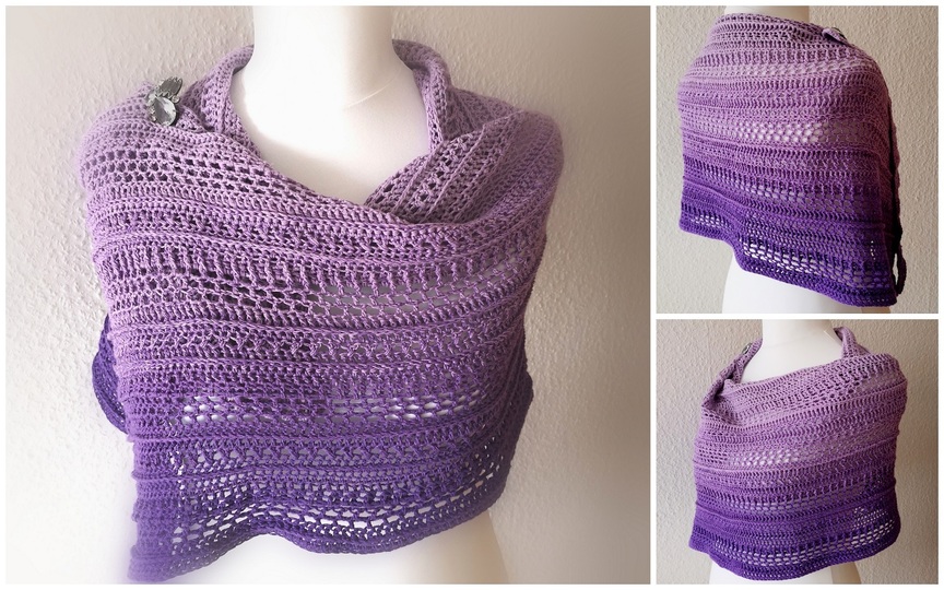 Stola/ Schal/ Poncho "Viento" - Häkelanleitung PDF